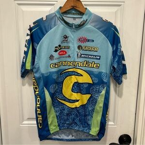 Vintage Men's Stage 1 Cannondale Bicycle Jersey, Size medium